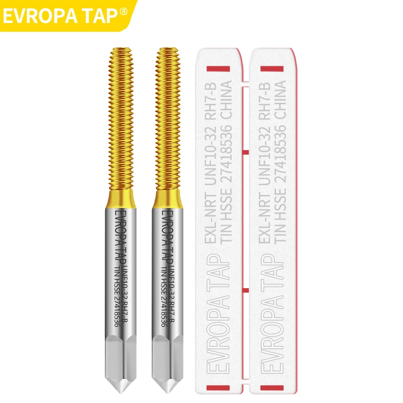 EVROPA TAP HSSE-M42 JIS 표준 롤 포밍 탭 UNF 0-80 1-72 2-64 5-44 8-36 10-32 12-32 1/4 5/16 기계 나사 탭