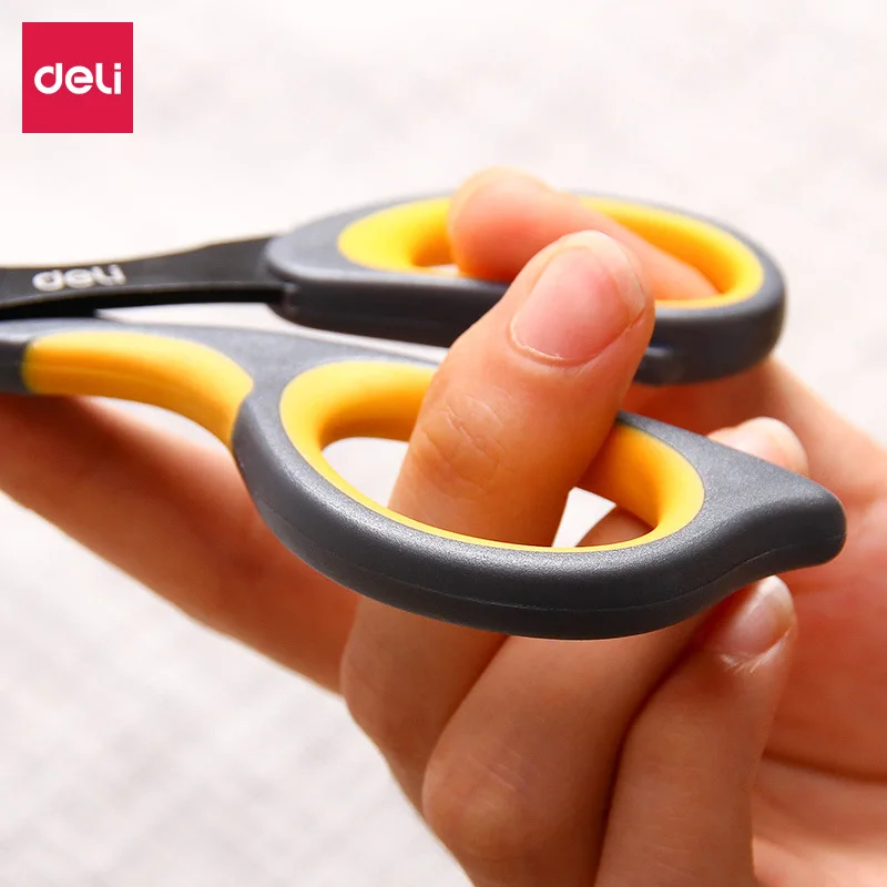 Deli 6027 77757 stainless steel large scissors household multi-functional office tailor's hand scissors tailor's scissors - 5