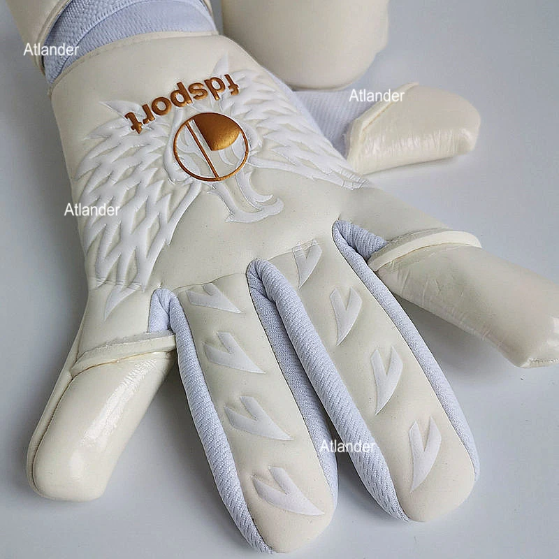 Guantes de fútbol para niños, manoplas de látex grueso, transpirables,  ajustables, 6-10 yardas opcionales, 1 par - AliExpress