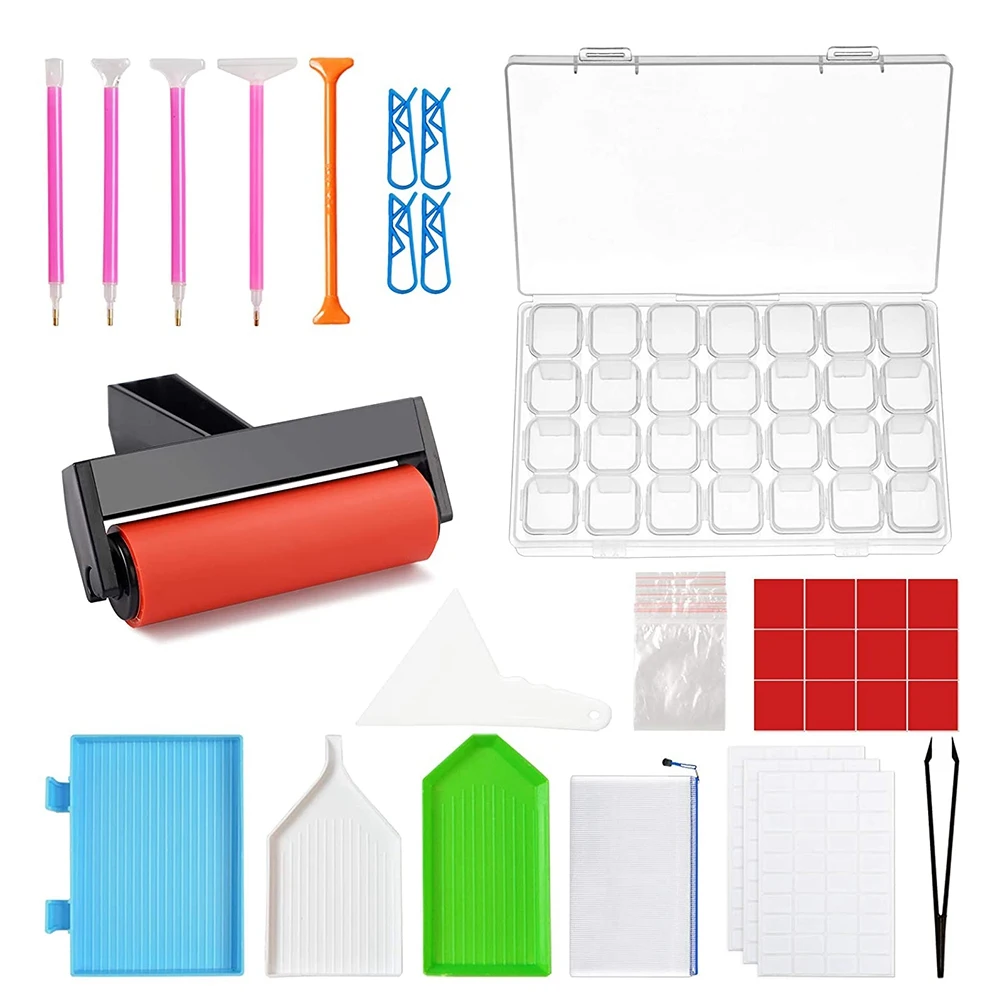 109pcs-5d-diamond-painting-tools-accessories-kits-with-28-grids-diamond-storage-box-and-diamond-painting-roller