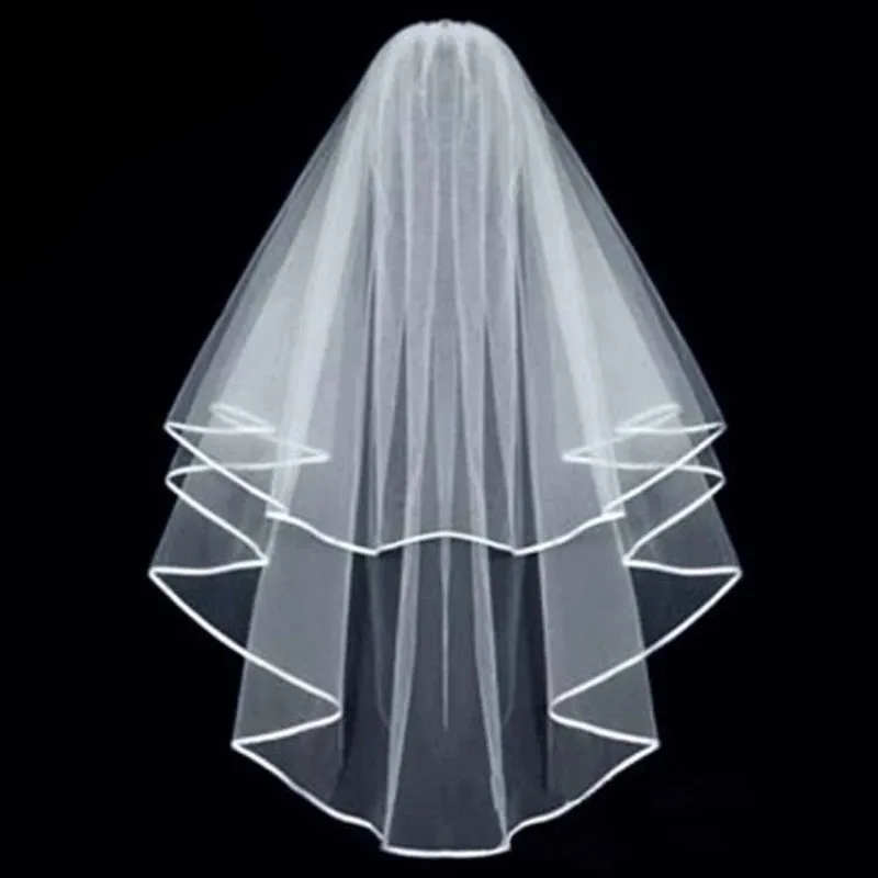 

Yunshang Bridal Veil With Comb For Women Simple Wedding Veil White Ivory Elegant Wedding Accessories High Quality
