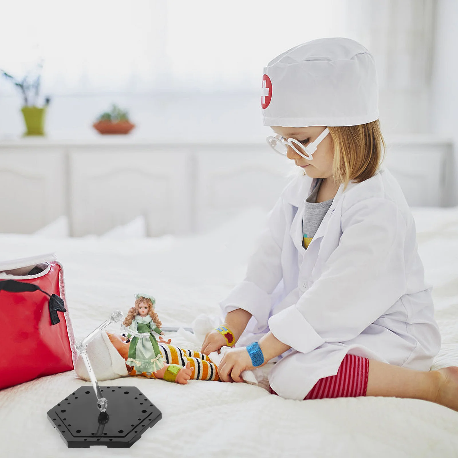 

2pcs Action Figure Stands Adjustable Action Figure Display Stands Model Stand