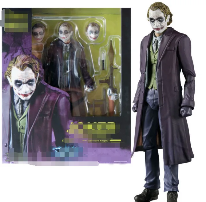 thumbnail image 1 of Figura de acción de anime articulada y móvil de 15 cm de The Joker, juguetes de PVC, figuras de colección para regalos de amigos, Navidad, 1 of 4