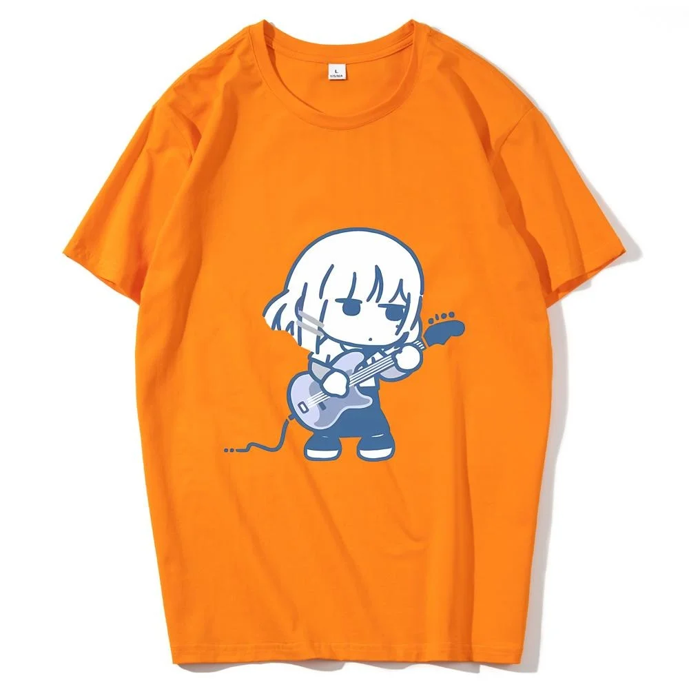 

Bocchi the Rock! Hitori Bocchi Cotton High Quality EU Size top manga men Tee 2000s graphic Japanese man clothes