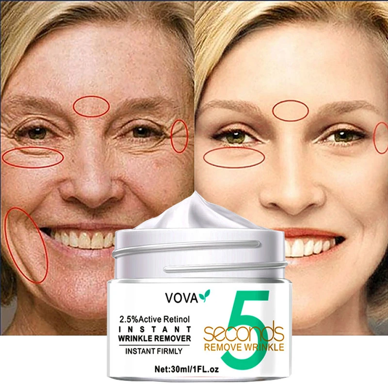 5 Seconds Retinol Antiwrinkle Cream Instant Anti Aging Firming Lifting