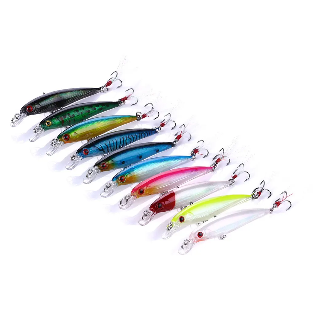 

10pcs/set Long-Lasting And Reliable Fishing Lures For Any Adventure Versatile Fishing Lures