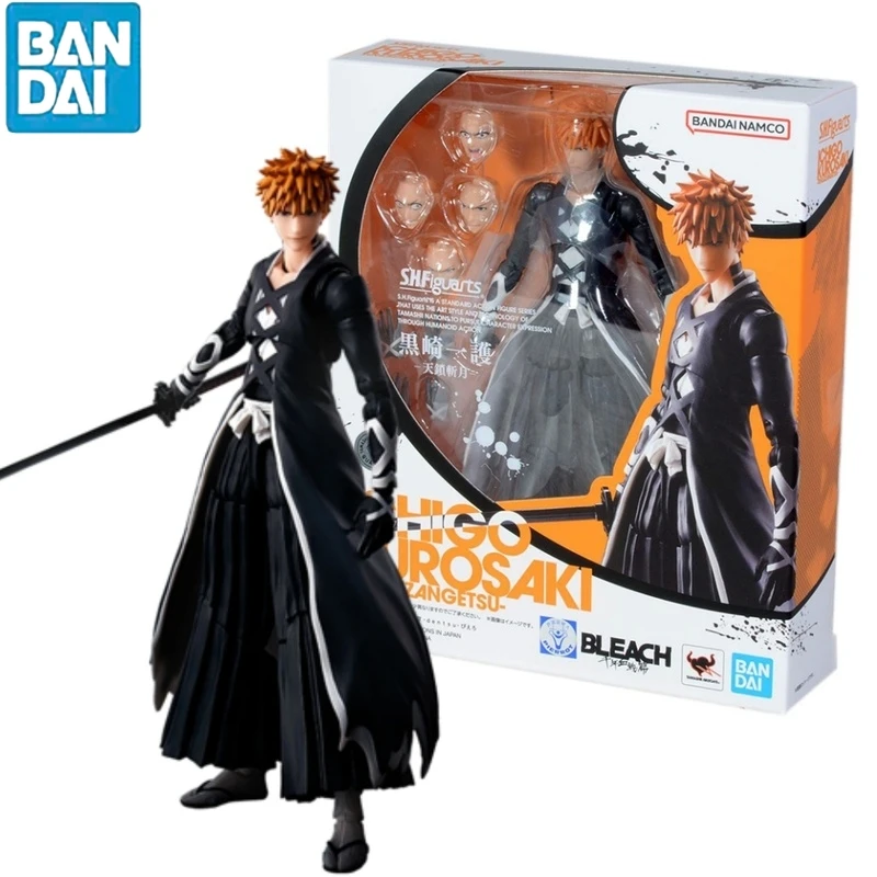 Disponibile Bandai S.H. Figuards Bleach Ichigo Kurosaki Tensa Zangetsu Shf Action Figure Regali Da Collezione Giocattoli Modello