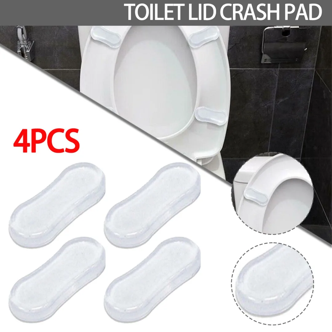 UYUYong 6PCS Toilet Seat Bumpers Anti-noise Buffers Universal Plastic Toilet Lid Bumper Protection Replacement Bumper for Bathroom Toilet seat WC Seat Gray 