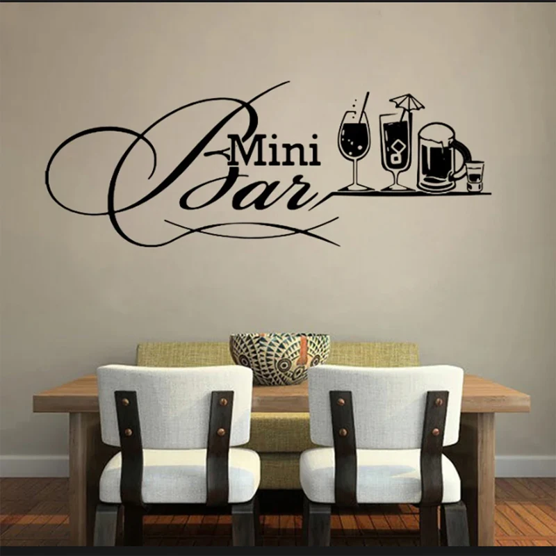 Large Carved Vinyl Wall Sticker Removable Decal Art Mural Decorative Bar Beer Restaurant Shop SP-243