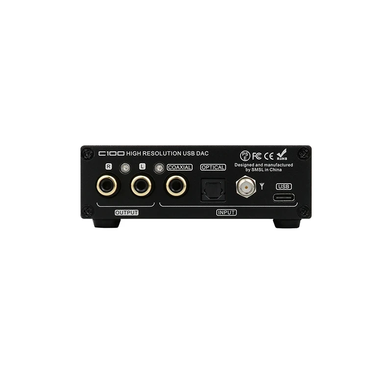 Smsl-Bluetoothデコーダーc100,USB mqa dac ak4493s xmos xu316