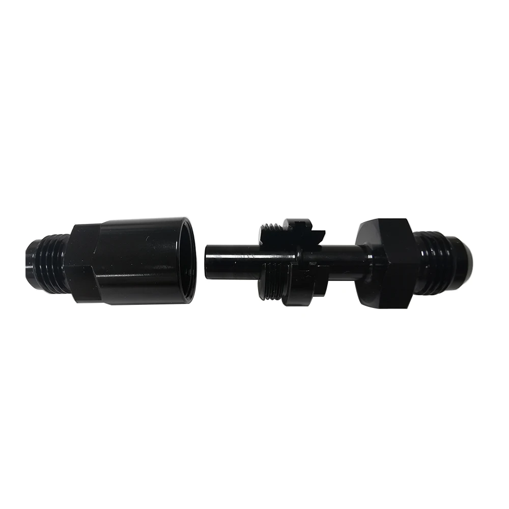 WILLIN-Aluminum AN to Female Quick Connect AN6 to 5/16'' Quick-Disconnect Female Push-On EFI Fitting Connector AN6 EFI Adapter