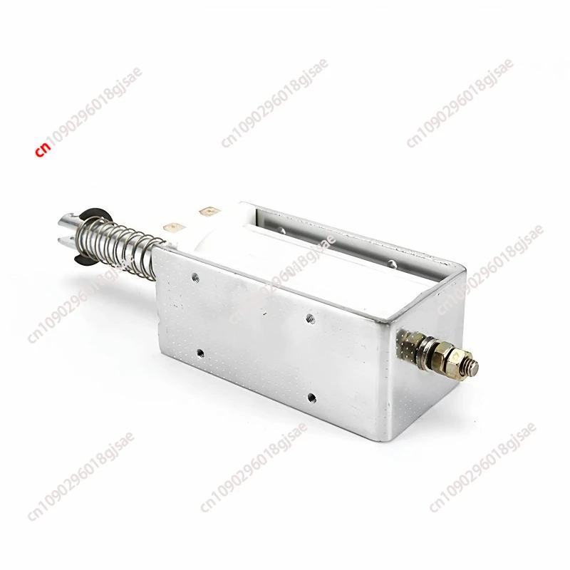 60mm 롱 스트로크 푸시-풀 전자석, 15KG 고추력 흡입 솔레노이드, 개폐 제어용 24V/220V