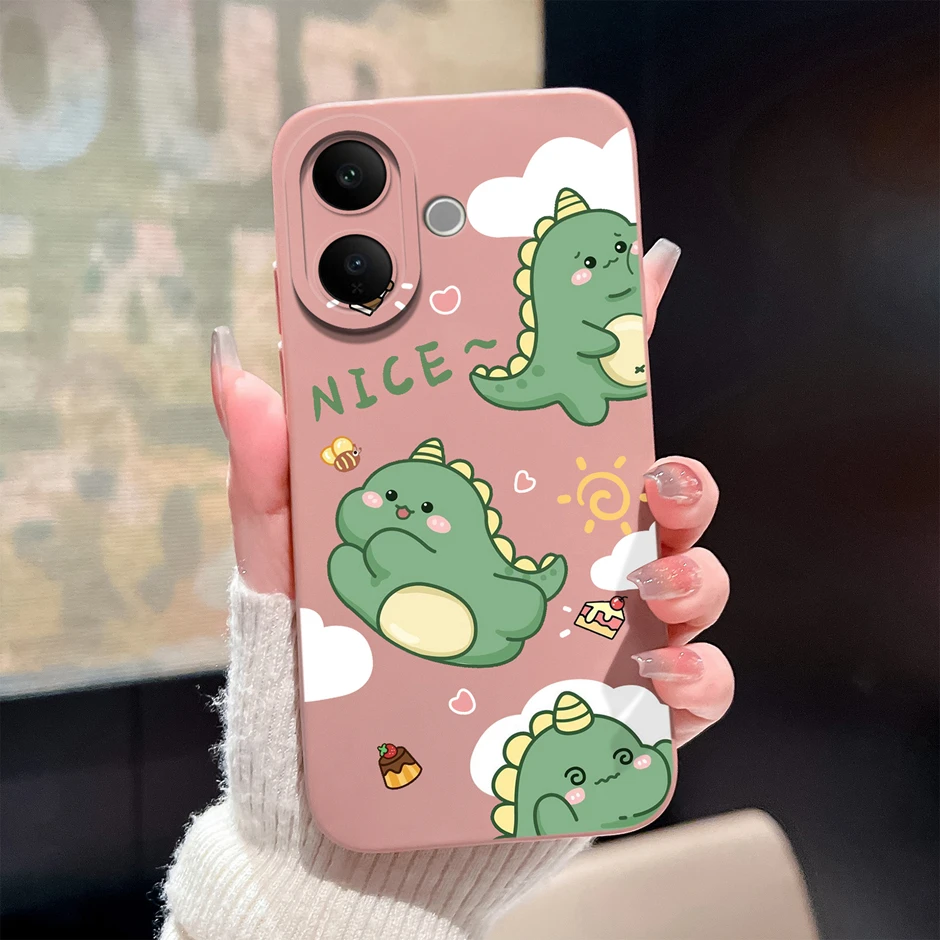 Cute Cartoon Kitten Heart Drop-Resistant Anti-Scratch Phone Cover