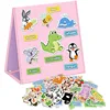 Storytelling Felt Board Montessori Didactic Material DIY Story Creative Activities Animal Cognition Kindergarten Education Tool 6