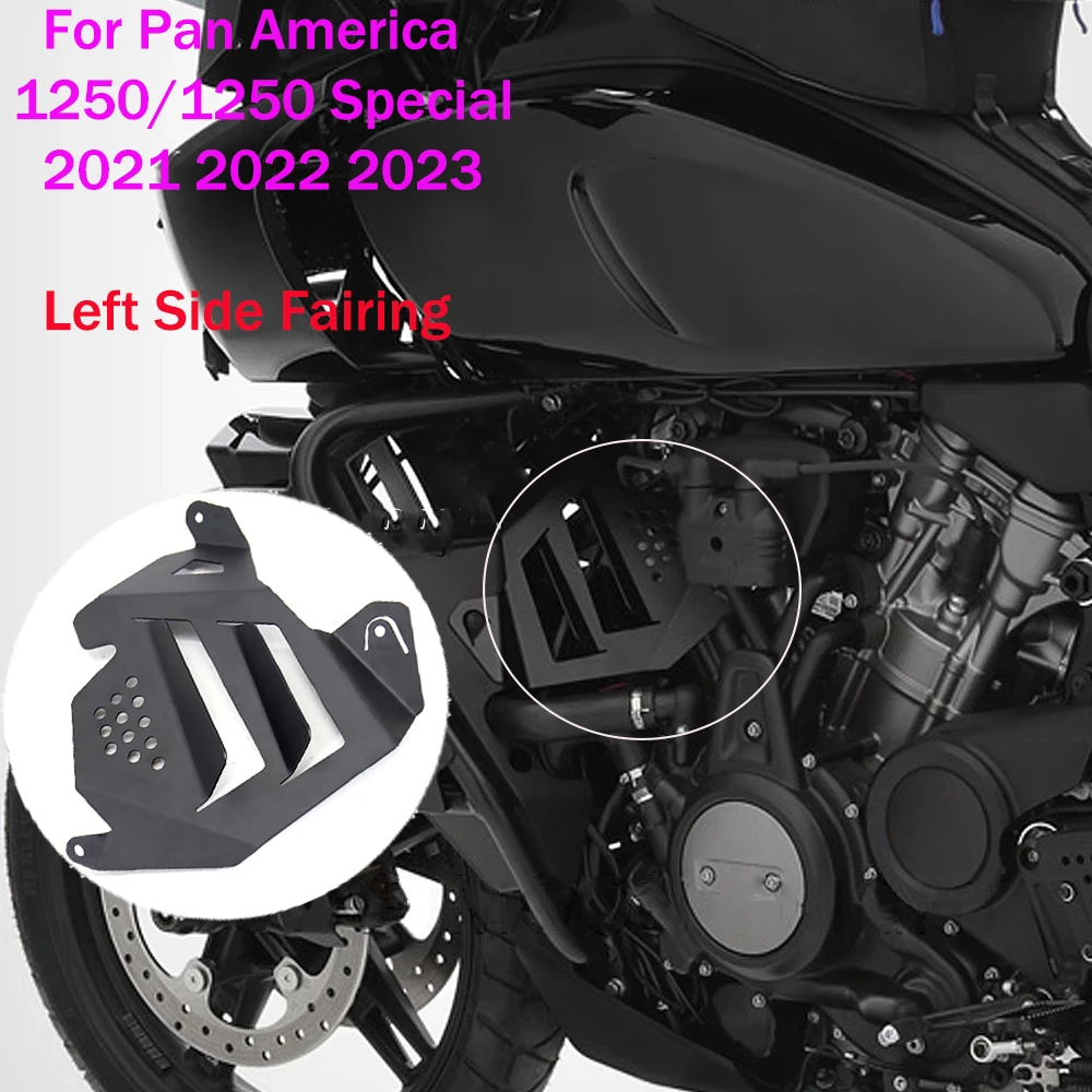 

Left Side Fairing For Pan America 1250 Special 2021- PanAmerica RA1250S CNC Radiator Guard Engine Protector Cover Infill Panel