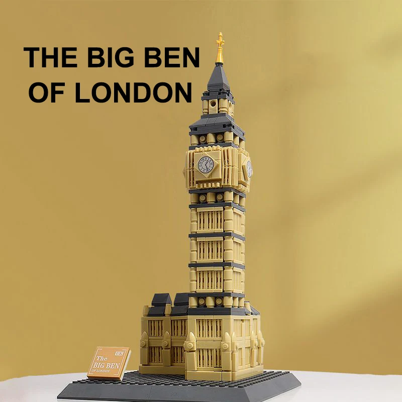 

891PCS The Big Ben Of London Model Building Blocks World Famous Architecture Bricks City Street View Toys Gifts For Children Kid