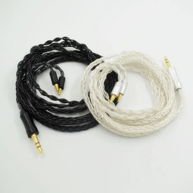 Suitable for Sennheiser IE40pro ie80 IE80S earphone wire IE400 500pro earphone silver plating wire