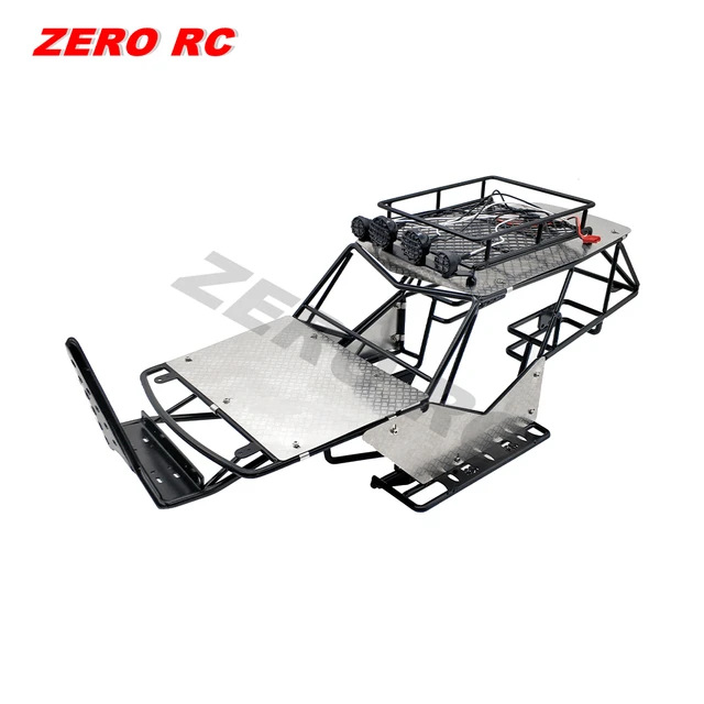 thumbnail interactive-video image 1 of Metal Roll Cage Chassis For Axial Wraith RR10 90053 90048 1/10 Scale RC Crawler - Upgrade Part 1 of 13