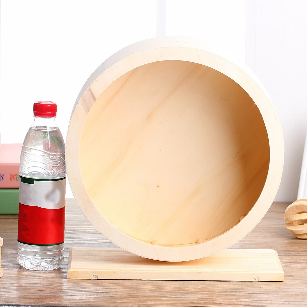 Wooden Silent Running Hamster Exercise Wheel