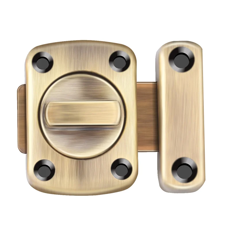 Door Latch Anti-theft Door Latch Cast Iron Hook Door Latch Adjustable Security Burglary Protection Lock Home Security