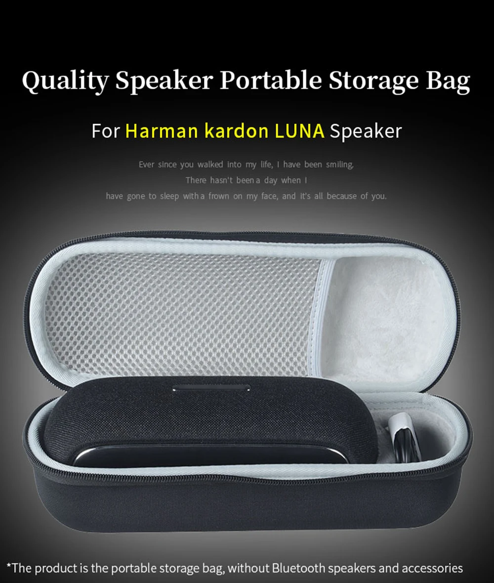 Portable EVA Hard Storage Bag for Harman Kardon LUNA Speaker Protect Box LUNA2 Outdoors Travel Carrying Case