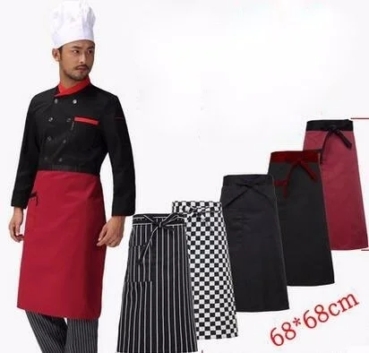 68*68cm Chef Halbkörper Pinafore Hotel Restaurant Küche Chef Schürze Kleidung Costom Logo Arbeiter Kellner Kleid – Detail 7