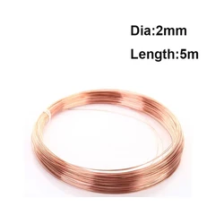 High - Quality Pure Copper Wire - Various Diameter Options (2mm x 5m)