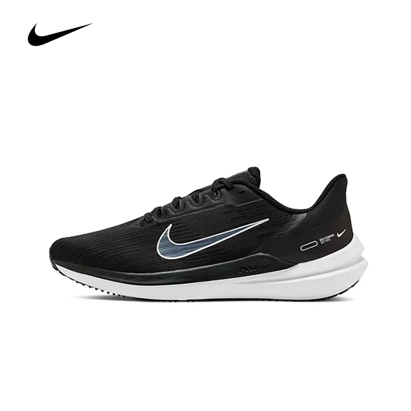 Scarpe Da Corsa Da Donna Originali Nike Zoom Winflo 9 Sneakers Nere Traspiranti Dd8686-001