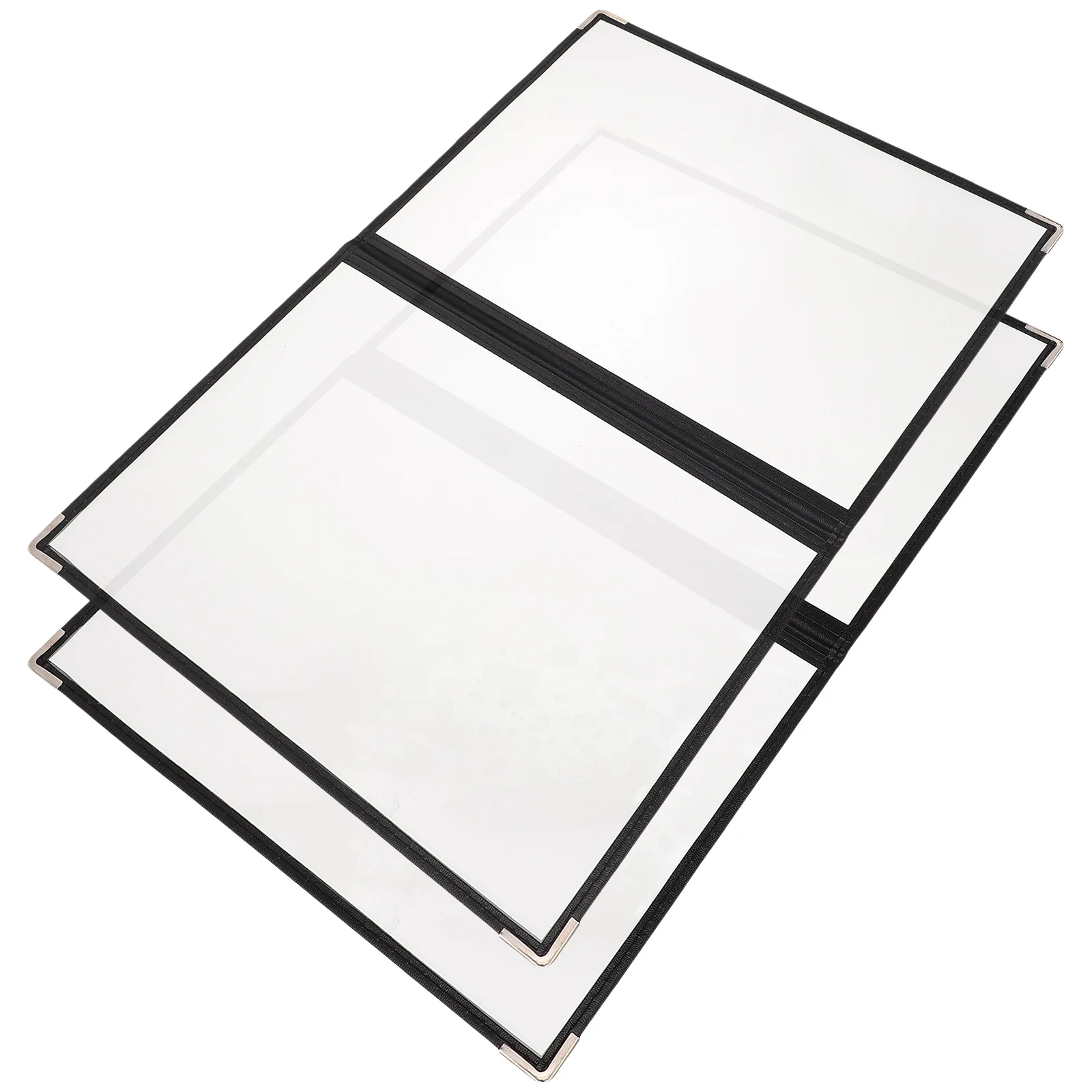 

2Pcs Kitchen Menu Binder Loose Leaf Ring Binder Personal Planner Folder