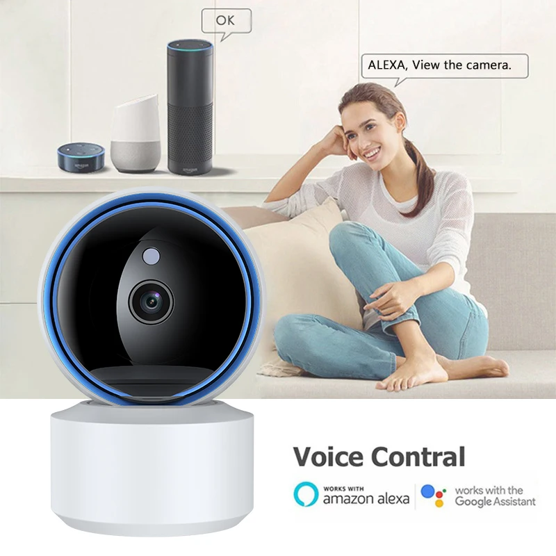 Camera Compatible Google Home Camera Surveillance Google, 60 OFF