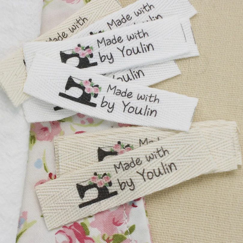 Iron Tags, Ironing Labels, Personalized Name, Custom Design, Clothing,  Handmade Items,100% Cotton, wedding (TB5331) - AliExpress