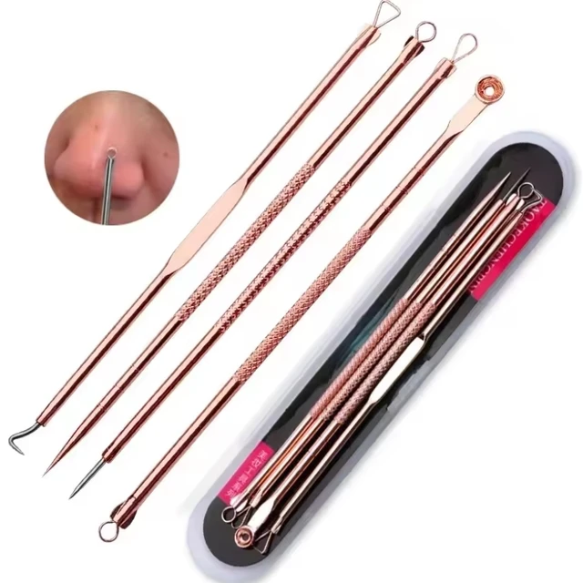 Blackhead Removal Needles Black Dots Cleaner Stainless Steel Spot Face Clean Care Tool 1