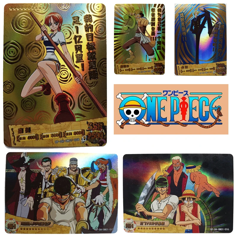 

BoaHancock Nami NicoRobin ONE PIECE Anime surrounding figure UR SSR game collection card Birthday Christmas Gift