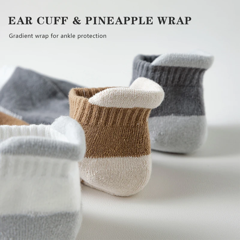 4/5 Pairs/lot Men Sports Sock Breathable Deodorant Running Socks Fitness Fashion No Show Travel Socks For Men