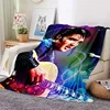 E-Elvis Presley Throw Blanket Soft Flannel Thin for Bed Sofa Cover Bedspread Home Deco picnic cooling blankets for beds gift 4