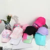 Hot High Ponytail Kids Hat Baseball Cap For Girls Boys Travel Sun Hat Adjustable Children Peaked Caps Hollow Back Ponytail Caps 4