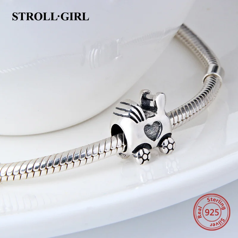 Fine Diy Beads Baby Boy and Girl Carriage Charms Collection Silver Color 925 Fit Authentic European Bracelet Jewelry Gift gucci ring