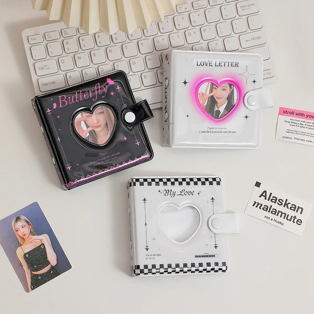 Ins Kártya Kötőanyag Kpop Photocards Holder Idol Card Book Love Photocard Protector Instax Album Polaroid Binder Down Cart - Image 3