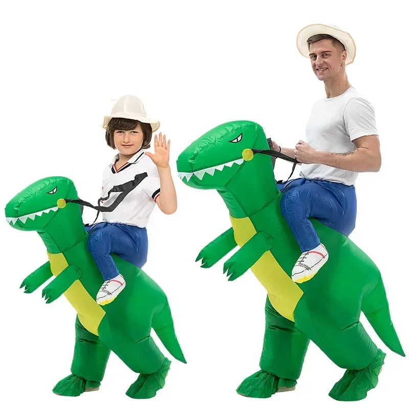 Inflatable Dinosaur Costume For Toddlers Kids Girl Adults Holiday Party Cosplay Costumes Animal Costume Funny Dinosaurs Cosplay Costume,Inflatable Dinosaur Costume