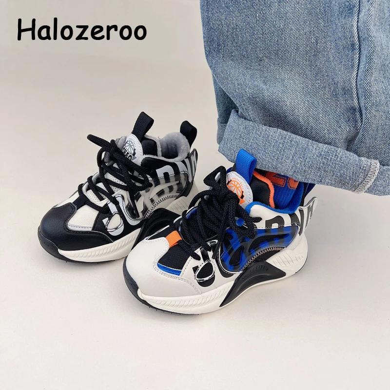 

New Kids Sport Sneakers Baby Girls Slip On Running Shoes Children Brand Chunky Sneakers Boys Casual Sneakers Trainers Winter