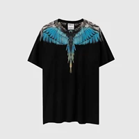 Hommes femmes MB marque ailes imprimer Marcelo Burlon Top qualité à manches courtes T-Shirts à séchage rapide T-Shirt sport décontracté Y2K rue 5