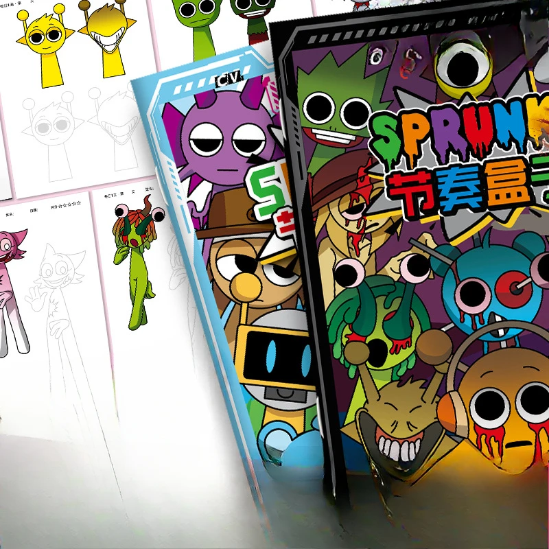 Popular Practical Painting Tracing Game Hot Selling Coloring Primer Line Drawing Book Copy Puzzle Coloring Painting 5