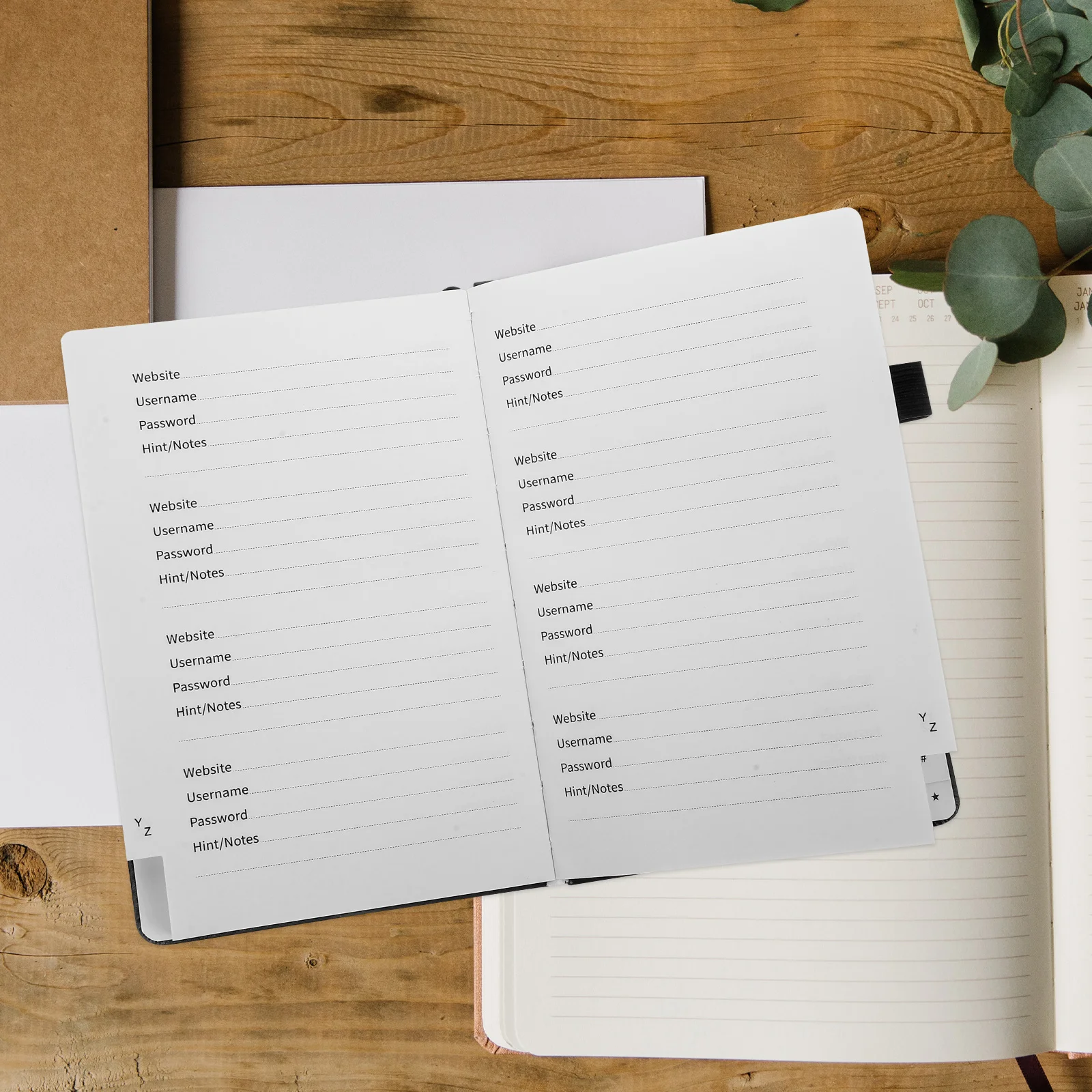 Password Book Email Address Notebook Phone Book Planner Diary Notepad Journal Students Agenda Stationery Office School Supplies