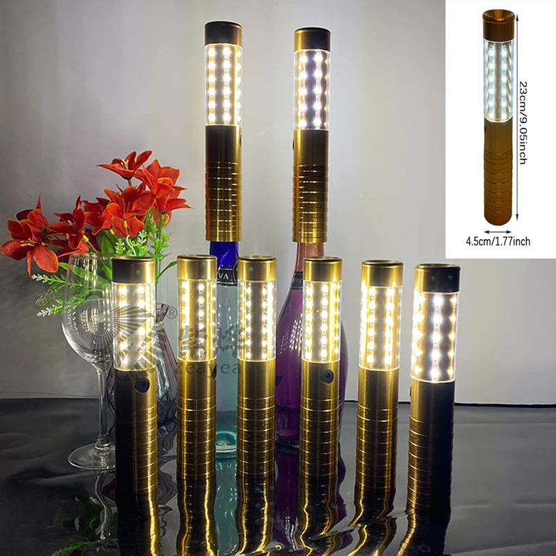 

LED Strobe Baton Champagne Wine Bottle Service Sparkler for VIP Nightclub KTV Bar LED Flash Sticks Bottle Flash Baton