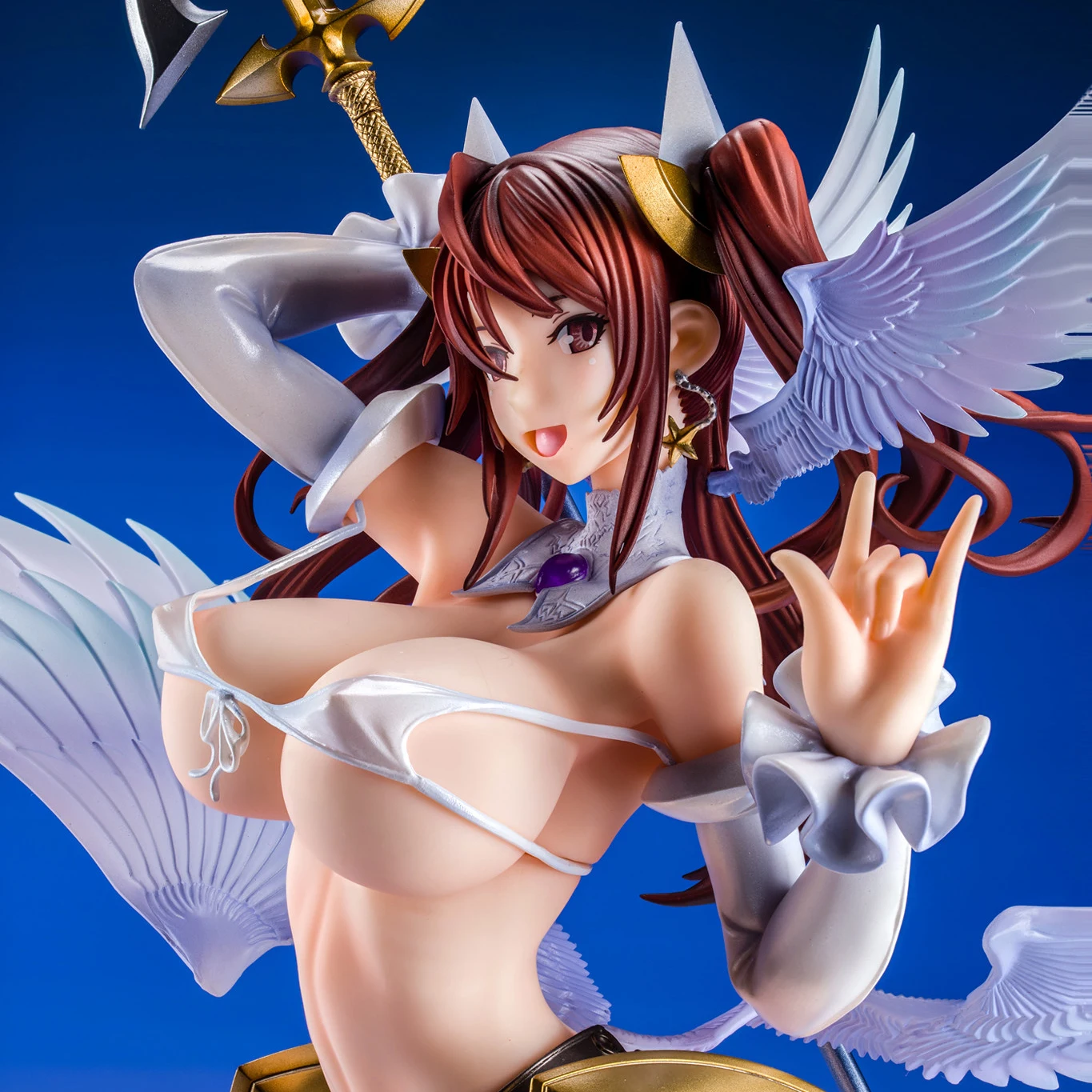 32CM Anime Native Zettai Junpaku Mahou Shoujo Kuramoto Erika 17 Sexy Girl  PVC Action Figures Hentai Collection Model Toys Gift