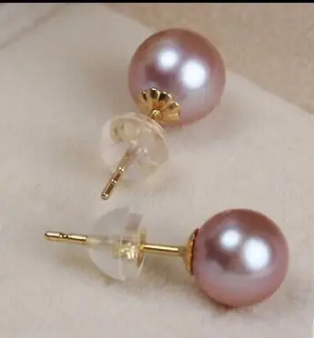 

11-12mm 18k gold Natural Freshwater Pearl Earrings