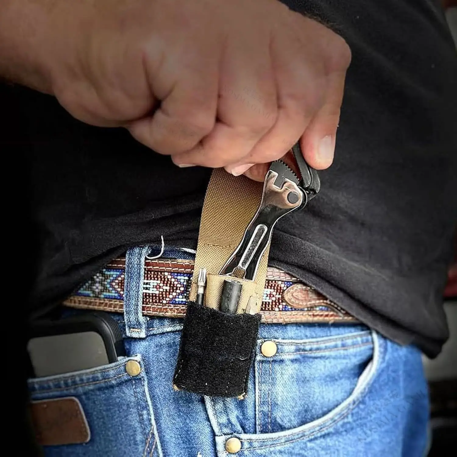 Micro Stubby Schraubenschlüssel - Selbstjustierendes Rohrspannwerkzeug, Universalgröße, 2-in-1-Schraubenschlüssel für Enge Räume – Detail 4