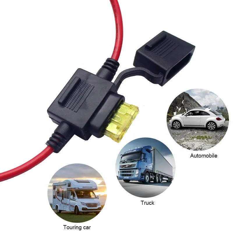100A 12V 32V MAXI Blade Fuse 6 AWG 8AWG 10AWG 1015 600V Car Maxi Waterproof Fuse Cover Automobile Inline Holder
