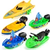 1Pc Clockwork Toys Speed Boat Ship Wind Up Toy Floating Water Kids Toys Classic Bathtub Shower Bath Toys for Children Baby Toys 1