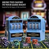 CZYY Dice Set with Keychain Ring - Mini Slot Machine D20 and D6 Dice, Unique DND Accessories & Keychain - Perfect D&D Gifts 2